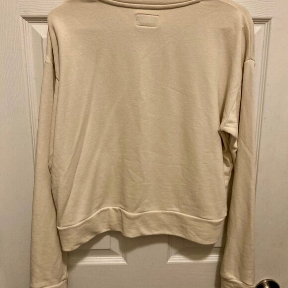 Women's Roxboro Crewneck Sweater in Cream by Vallier, size L - Picture 3 of 5